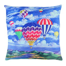 Aberto Design Cojín Multicolor con Relleno de Silicona 43 x 43 cm